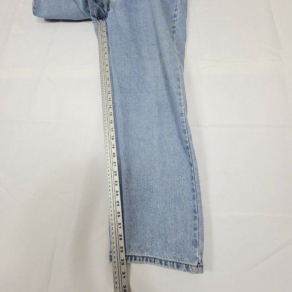 Vintage Levis 550 Jeans Mens 40x30* Blue Relaxed Straight Leg Black Bat Wing Tag - Picture 7 of 12